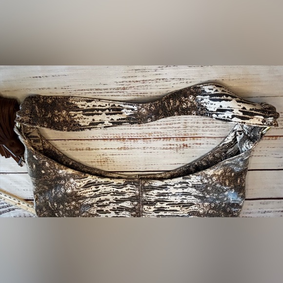 Hobo Gardner Shoulder Bag Lizard Leather - Picture 11 of 15